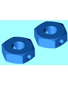 Team Corally 00250-078 Wheel Hex Adapter - Rear - Aluminum