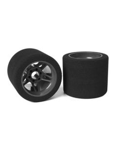 Team Corally 14718-32 Attack foam tires - 1/8 SSX-8 - 32 shore - Rear - 72mm - Carbon Flex Rims - 2 pcs