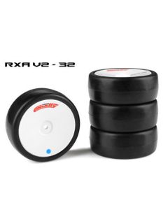 Team Corally 14753-36 Attack RXA V2 rubber tires - 1/10 EP touring - 36 shore - Asphalt - 4 pcs