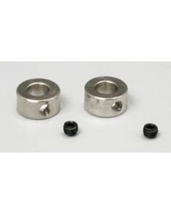 Du-Bro 244 Plated Brass DURA-COLLARS 1/4in (2pcs)