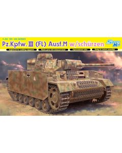Dragon Models 6776 Pz.Kpfw.III (FL) Ausf.M w/schurzen 1/35