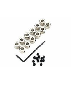 Du-Bro 598 5/32in PLATED BRASS DURA-COLLARS (12pcs/pack)