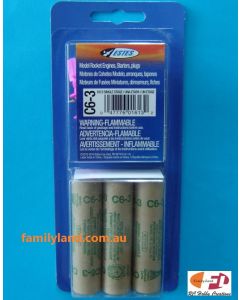 Estes 1613  C6-3 Engine (3 pcs)