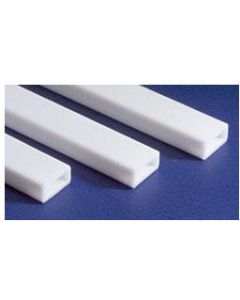 Evergreen 258 Rectangular Tube - Strip Styrene .187x.312" (2pcs