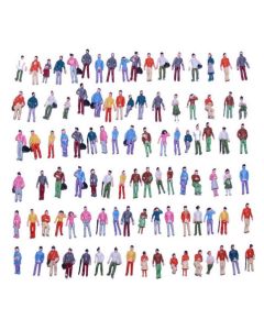Evemodel P100 People Standing And Sitting Painted HO (100pcs)
