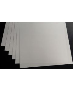 Evergreen 9102 Sheet Styrene Plain 8x21x.015" Thick (0.38mm) 6pcs