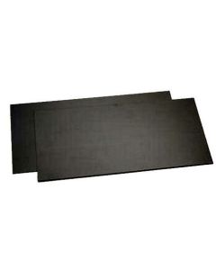 EverGreen 9116 STYRENE, BLACK SHEETS 8x21x 0.060" Thick (1.5mm/ UV Resistant /2pcs)