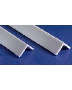 Evergreen 297 Strip Styrene Angle 1/4" (.250) /6.4mm (2pcs)