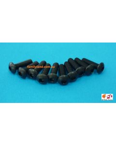 Family Land M3x10mm Button Head Socket Screws (10pcs)