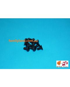 Family Land M3x6mm Flat Head Countersunk Socket Screws (10pcs)