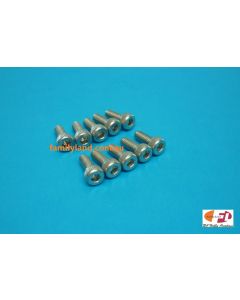 Family Land M4x10mm STAINLESS STEEL SOCKET ALLEN HEAD SCREWS (MARINE) (10pcs)