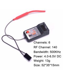 FlySky FS-R6B Receiver 2.4G 6CH Radio Model Remote Control Receiver for FlySky