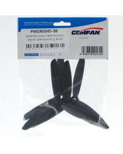 Gemfan 5045-3B GLASS FIBER NYLON 3 BLADE 5045-BLACK (2L & 2R)