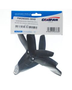 Gemfan 5045-3BNB GLASS FIBER NYLON 3 BLADE BULLNOSE 5045-BLACK (2L & 2R) 
