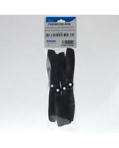 Gemfan 5550-BNB GLASS FIBER NYLON 2 BLADE BULLNOSE 5550-BLACK (2L & 2R)