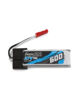 Gens Ace 6001S45J 600mAh 45C 3.7V Soft Pack Lipo Battery