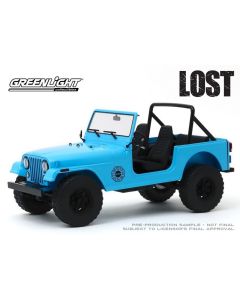 Greenlight 19064 Lost (2004-10 TV Series) 1977 Jeep CJ-7 Dharma 1/18