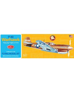 Guillow's 501 P-40 Warhawk Balsa Flying Kit 1/30
