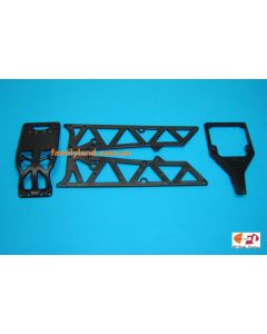 HBX 12002 SERVO COVER + MOTOR GUARD + CHASSIS SIDE PLATES A