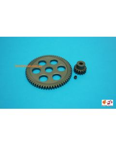 HBX TS233 Steel Spur & Pinion M1