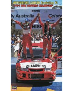 Hasegawa 20303 Mitsubishi Lancer Evolution VI '1999 WRC Drivers Champion' 1/24