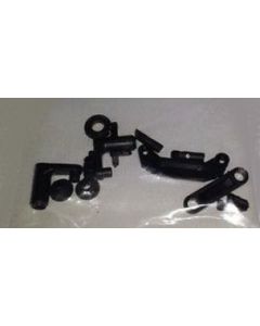 HBX 12009P STEERING ASSEMBLY+SERVO SAVER ASSEMBLY