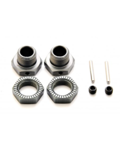 Hobao 94018 WHEEL HEX HUB & ANTI-LOOSE NUT, 2PCS