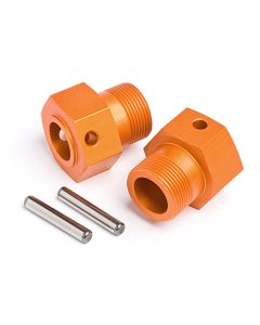 HPI 87495 WHEEL HEX HUB 24x27mm (ORANGE/2pcs) Baja 5B SS/Rear