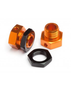 HPI 101792 6.7mm HEX WHEEL ADAPTER TROPHY BUGGY (ORANGE/BLK)