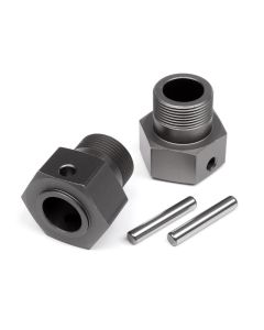HPI 102157 WHEEL HEX HUB 24x27mm (GUNMETAL/ Baja 5B/ 2pcs)