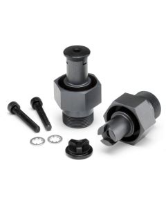 HPI 105612 24mm HD FRONT HEX HUB (GUNMETAL/ Baja 5SC/ 2pcs)