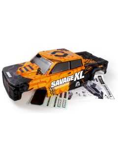 HPI 160107 GTXL-6 Kingcab Painted Truck Body (Orange/Black) 1/8
