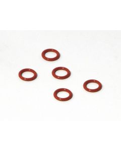 HPI 6823 SILICONE O-RING 4.5x6.6mm (RED/5pcs)