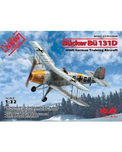 ICM 32030 Bucker Bu 131D WWII German Training Aircraft 1/32