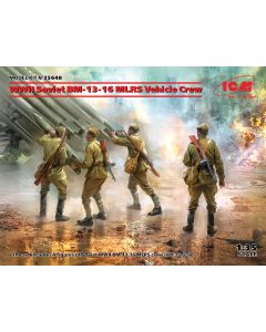 ICM 35648 WWII Soviet BM-13-16 MLRS Vehicle Crew 1/35