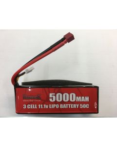 REDBACK RBLP3C5050 LIPO  BATTERY, 11.1V , 5000mAh 50C,SOFT CASE