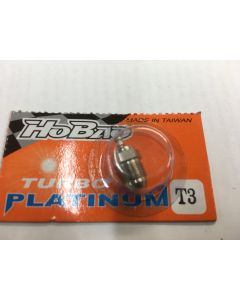Hobao T3 Turbo HOT Platinum plug No3 (For Blue Power Fuel)