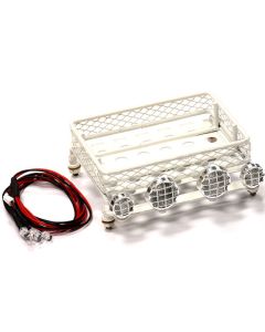 Integy C24588WHITE T15 REALISTIC 1/10 Scale METAL LUGGAGE TRAY