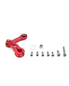 Integy 32486RED Servo Horn & Linkage for Traxxas 1/8 Sledge 4WD Monster Truck