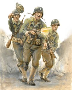 Italeri Warlord Games 15603 WWII U.S. Infantry 1/56 28mm