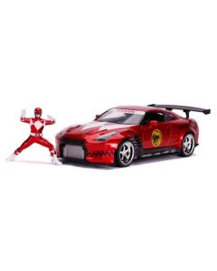 Jada 31908 Red Ranger w/2009 Nissan GT-R (R35) Power Rangers Hollywood Rides 1/24