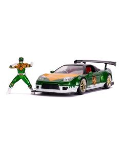 Jada 31909 Green Ranger w/2002 Honda NSX Type R Japan Sped Power Rangers Hollywood Rid 1/24