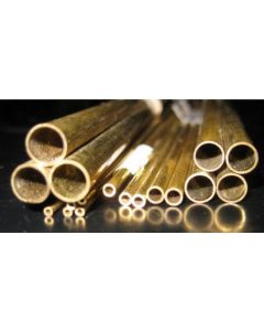 K&S 1143 ROUND BRASS TUBE 1/16x36" (.014 Wall) (5pcs)