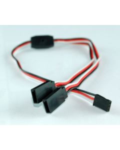 HHQ LEAD 'Y' SERVO EXTENSION FUTABA CONNNECTOR 300mm