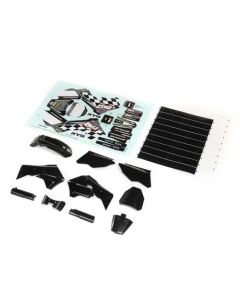 Losi LOS260006 Black Plastics with Wraps, ProMoto-MX