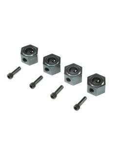 Losi LOS343200 12mm Machined Wheel Hex, 4pcs, LMT