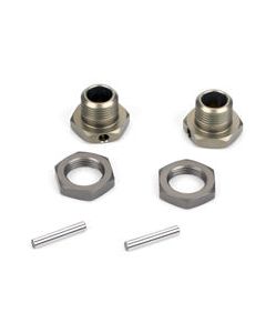 LOSI LOSA3530 Wheel Hexes (Pr) Hard Anodized: 8B,8T