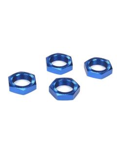 Losi LOSB3227 Wheel Nuts, Blue Anodized (4): 5IVE-T
