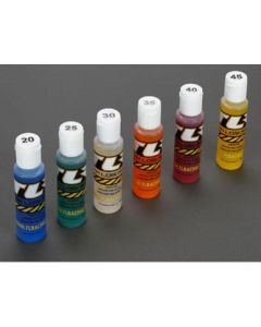 Losi TLR74020 Silicone Shock Oil 2oz 6pk, 20, 25, 30, 35, 40, 45wt
