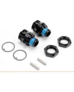 Team Magic 505231BK-10 E6 III - Wheel Adapter +10mm Set - Splined - Black (2 pcs)